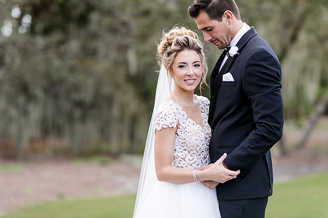 We're swooning over this stunning Mr. and Mrs. and their glam day!