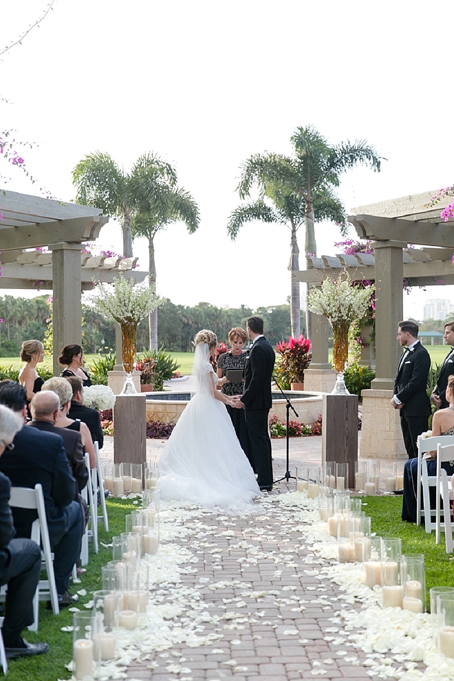 Swooning over this couple's super sweet ceremony!