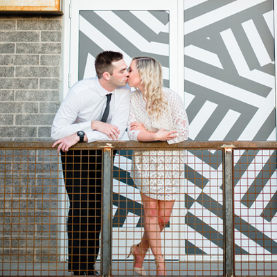 Obsessed with this urban engagement session!