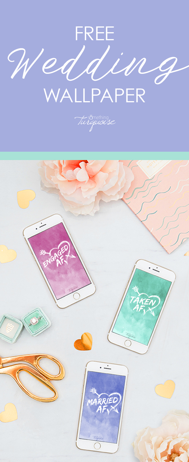 How freaking adorable are these AF iPhone wallpaper downloads!? And they are free!