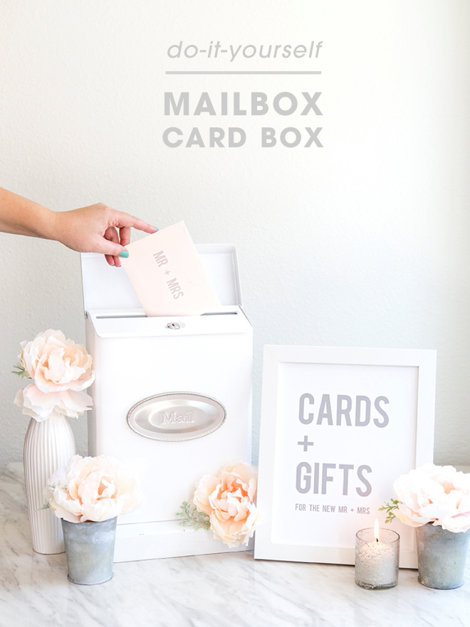 You Have To See This Adorable Diy Mailbox Card Box For Weddings