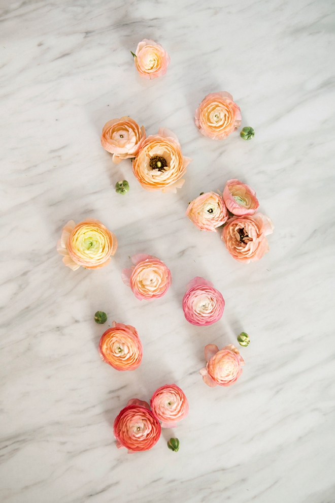 If you're using ranunculus in your wedding, you must read these tips!