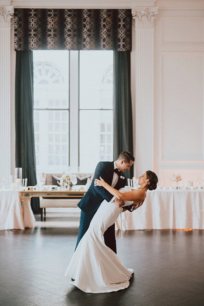 Crushing on this couple's darling first dance as Mr. and Mrs!