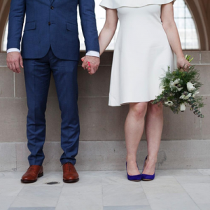 Crushing on this super darling couple and their court house I Do's!