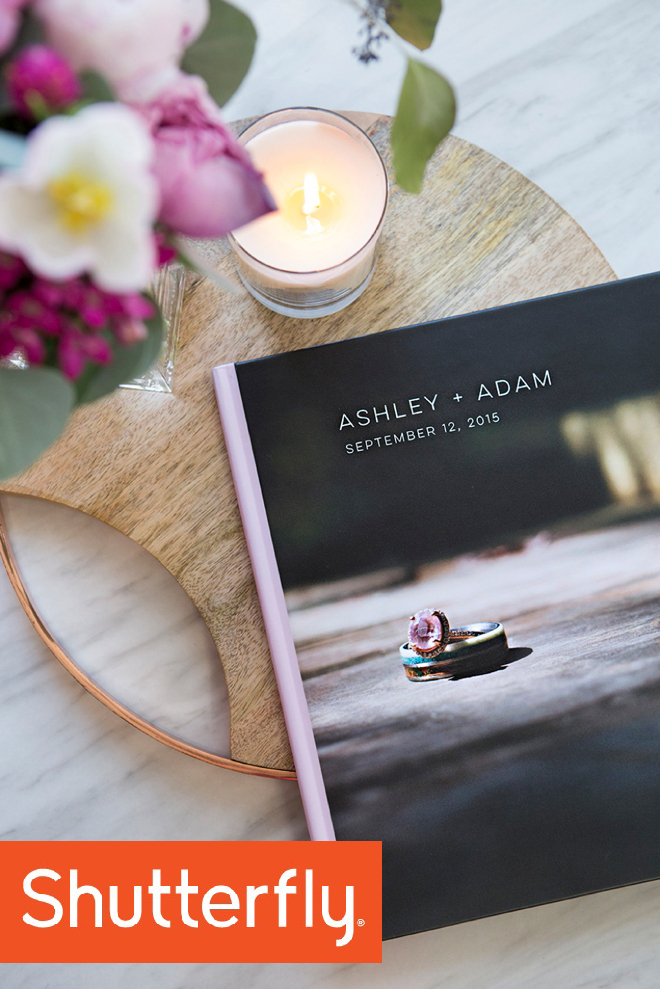 Check out this gorgeous custom, wedding photo book from Shutterfly!