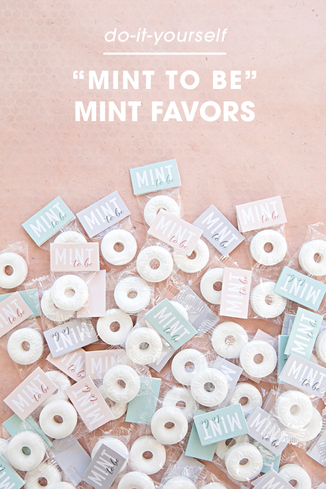 These DIY mint to be favors are to die for!
