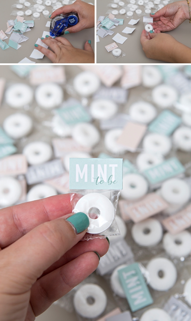 These DIY mint to be favors are to die for!