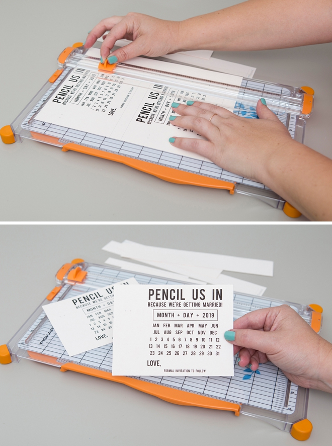 Learn how to make your own Pencil Us In Save the Date invitations!