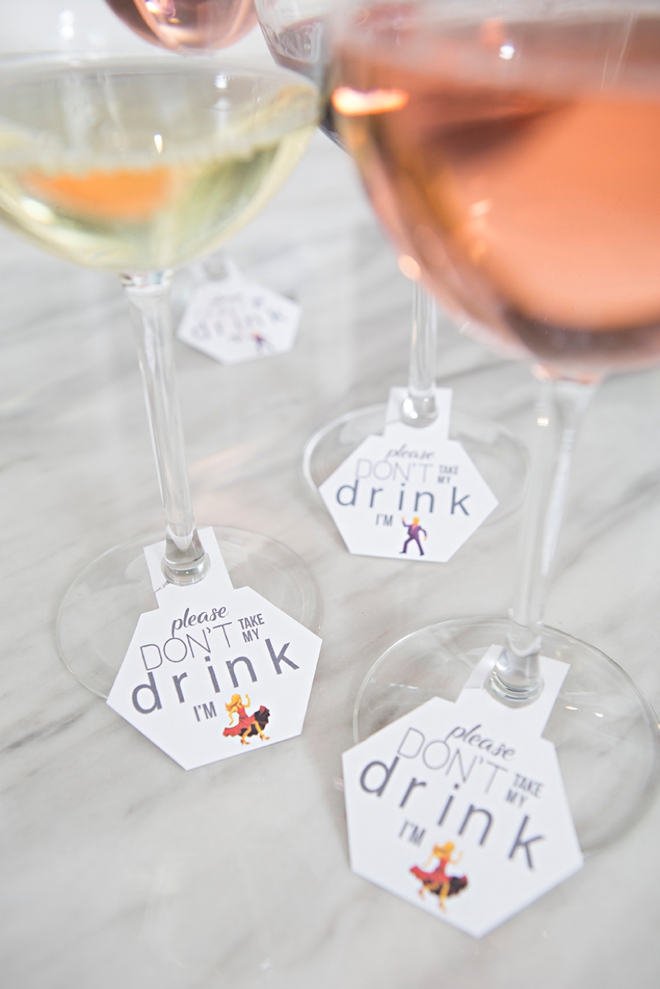 Free printable Don't Take My Drink I'm Dancing Tags, so awesome!