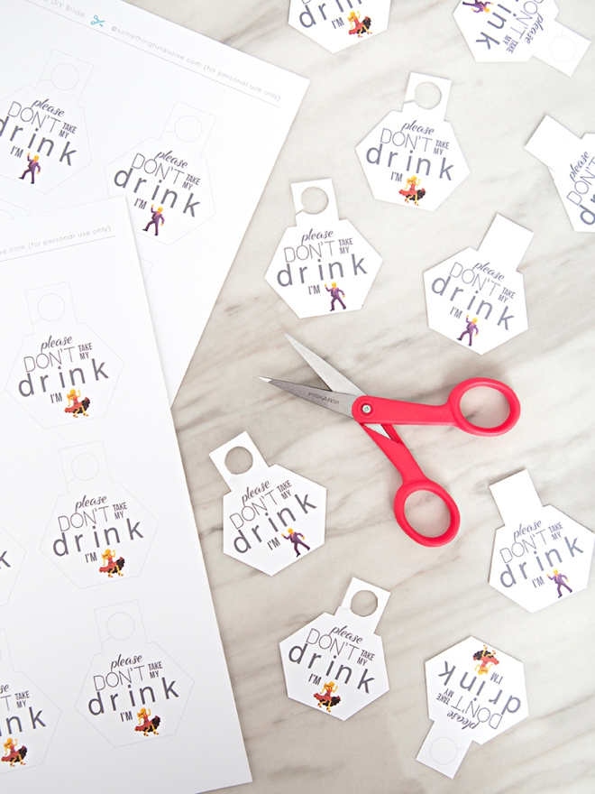 Free printable Don't Take My Drink I'm Dancing Tags, so awesome!