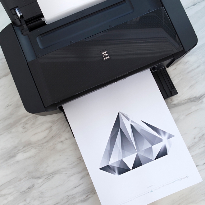 Print this large diamond with your Canon iP8720 crafting printer!