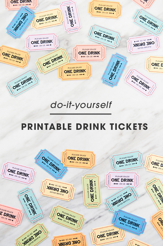 these free printable wedding drink tickets are so freaking