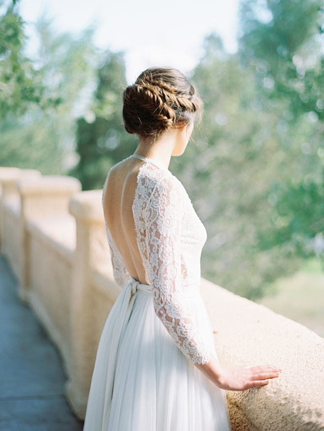 Braided Up do for a winter wedding.