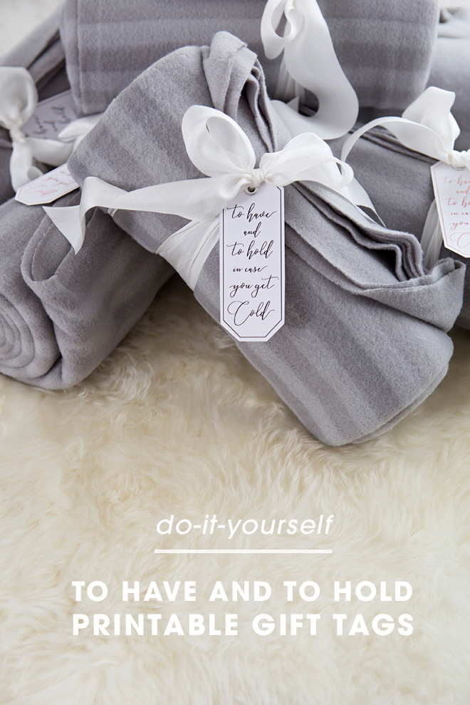 These free printable to have and to hold in case you get cold tags are the cutest!