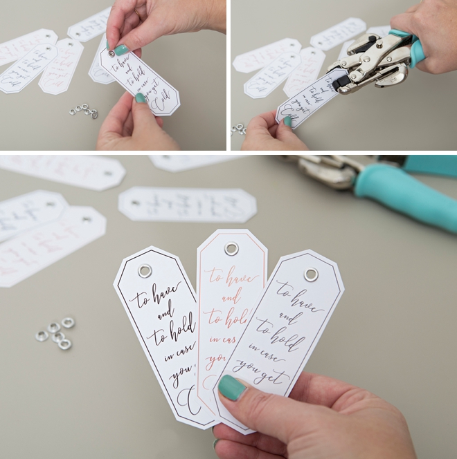 These free printable to have and to hold in case you get cold tags are the cutest!