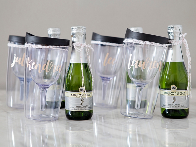 Create a wow-worthy + trendy wine tumbler!