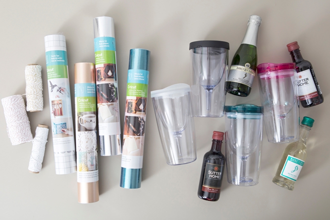 Learn how to use your Cricut to personalize wine tumblers!