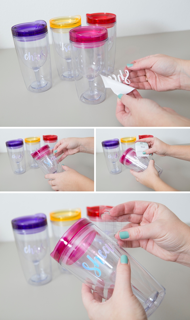 These Diy Personalized Wine Tumblers