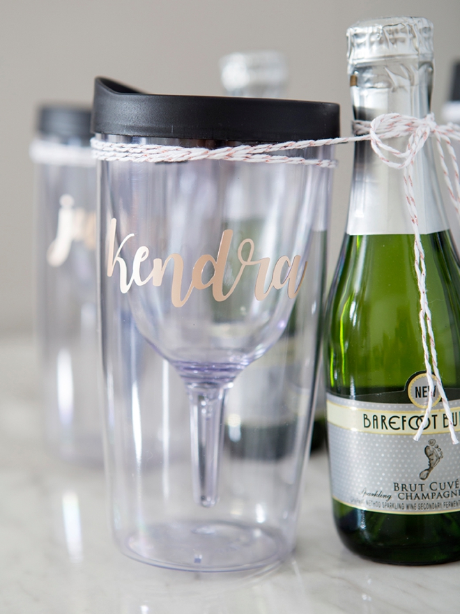 Condo Blues: DIY Personalized Insulated Wine Glass Tumblers