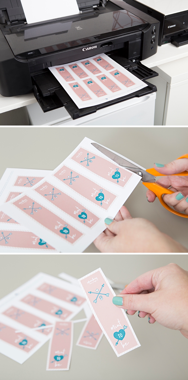 These free printable tic-tac wedding favor labels are adorable!