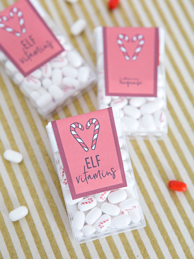 Wedding Favor Heart Label Template