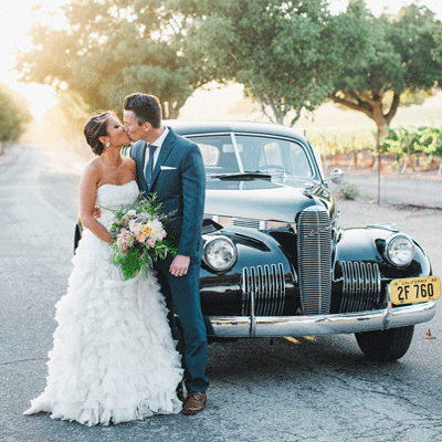 We are in LOVE with this super dreamy vineyard wedding!