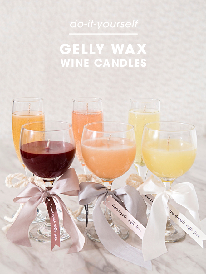 These DIY Wine + Champagne Gelly Candles Are An Absolute Must Make!