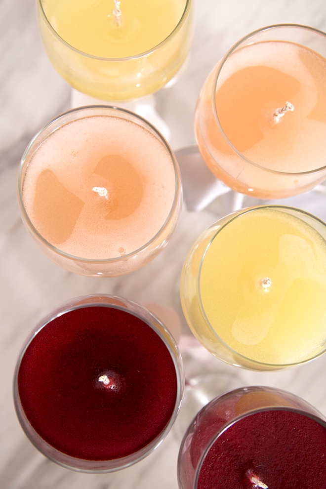 Woah, these DIY wine candles are AMAZING!