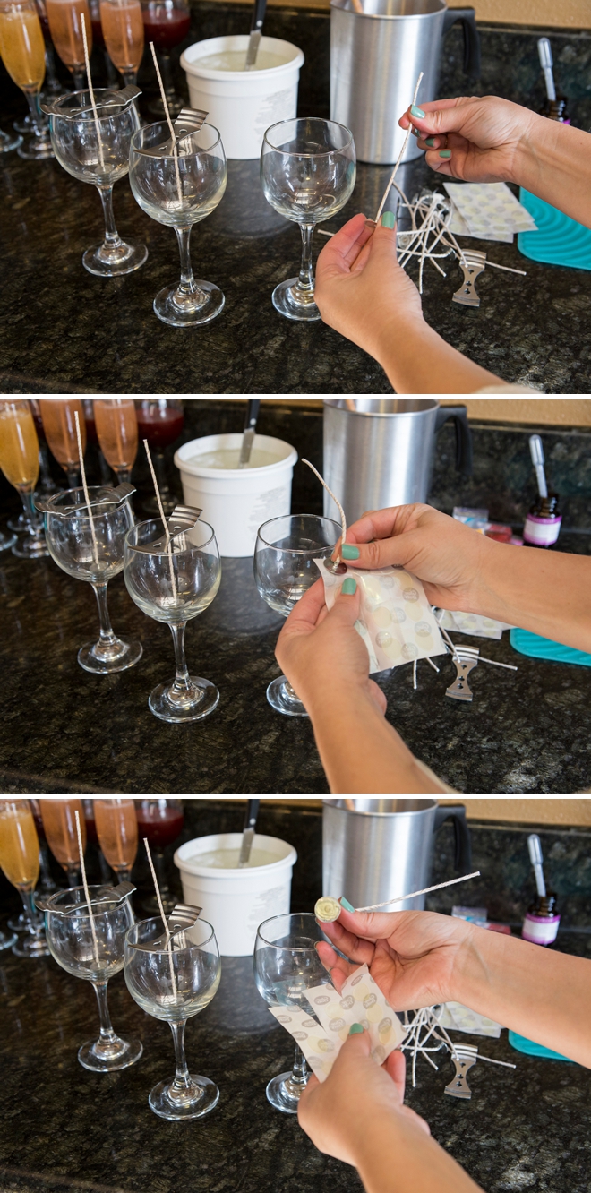 Learn how to make your own gelly wine candles!