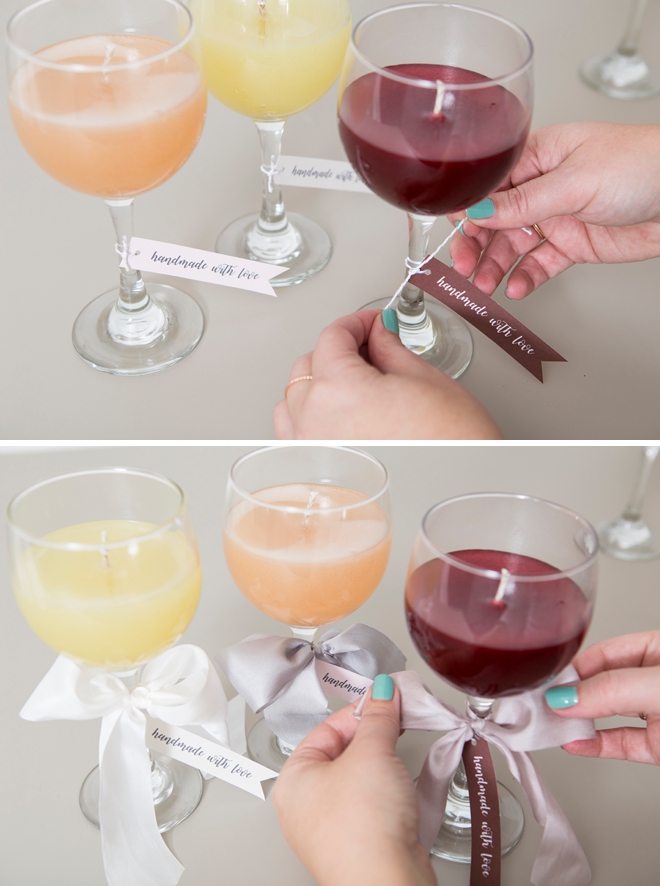 Learn how to make your own gelly wine candles!