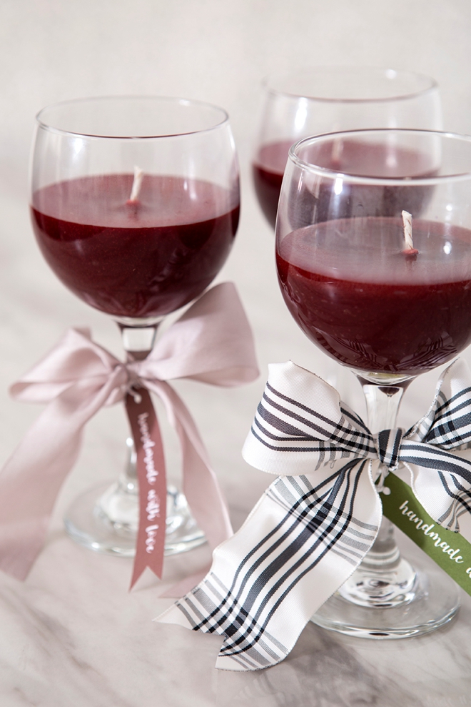 Learn how to make your own gelly wine candles!