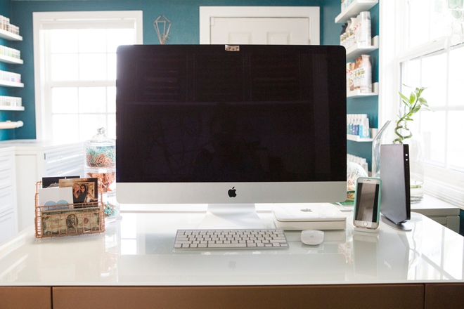 The Something Turquoise new blog office and craft room!