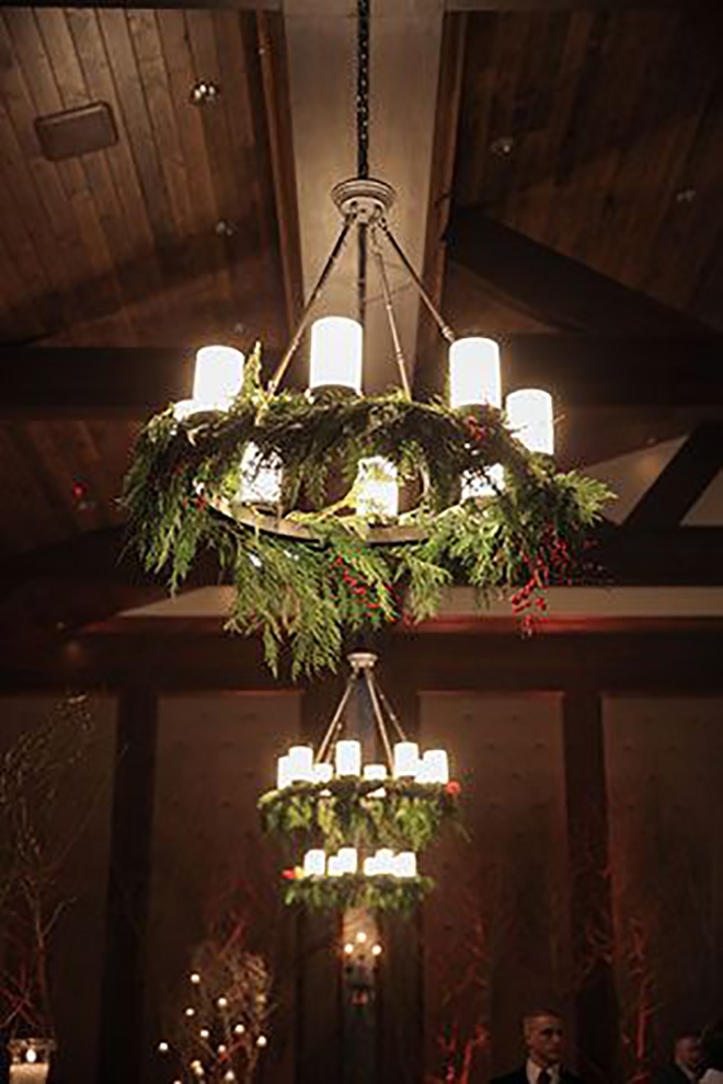 Hanging wreaths is a subtle way to add a little Christmas.