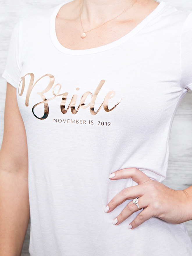 You Have To See These Gorgeous Diy Bridal Party Shirts
