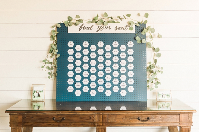 Help your guests find their seat in style with this DIY seating chart idea!