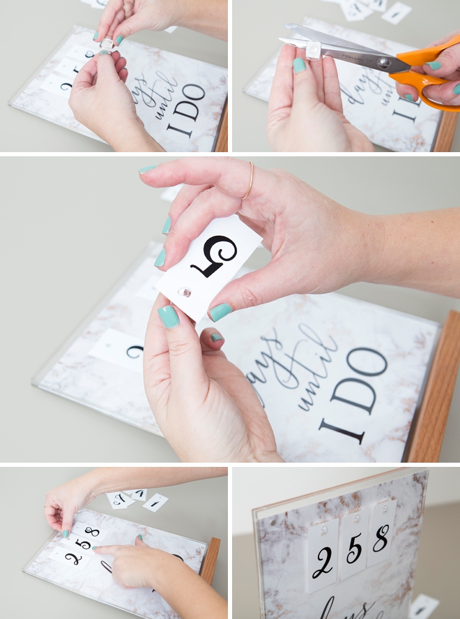 This free printable Days Until I DO Sign is the cutest!