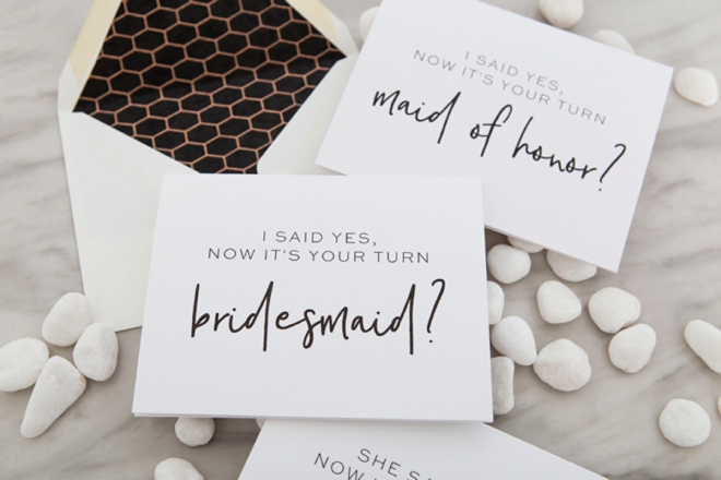30+ free printable Will You Be My Bridal Party cards!