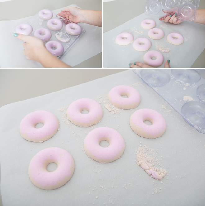 Wow, these DIY donut bath bombs are the cutest ever!