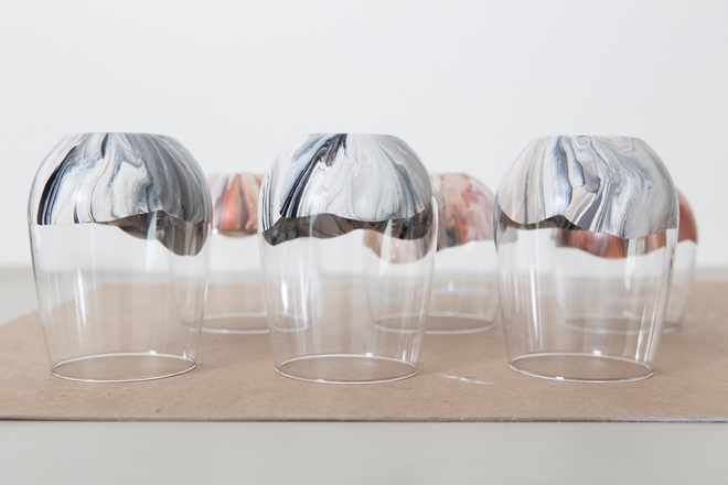 You HAVE To See How Easy These Marble Wine Glasses Are To Paint!