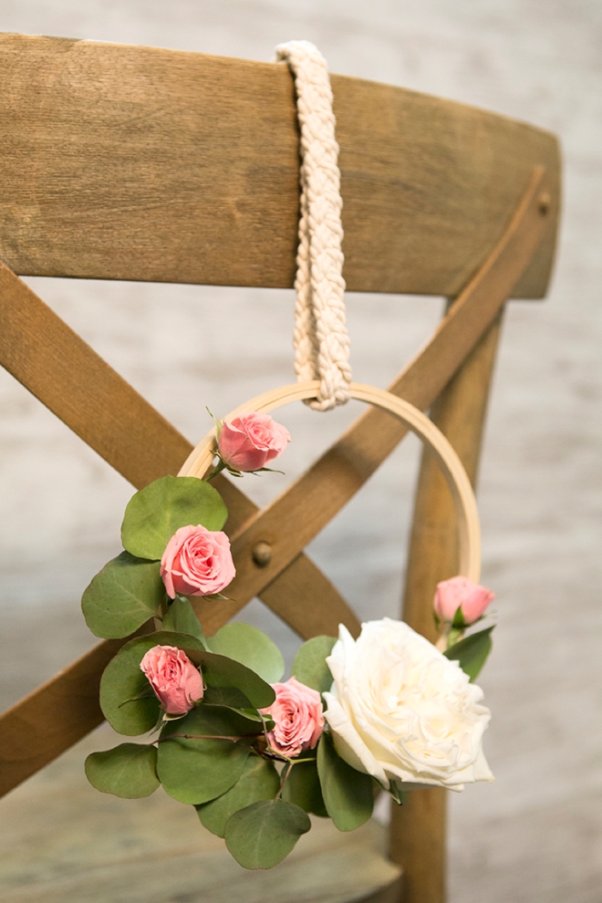 WOW, these DIY flower decor hoops are spectacular!