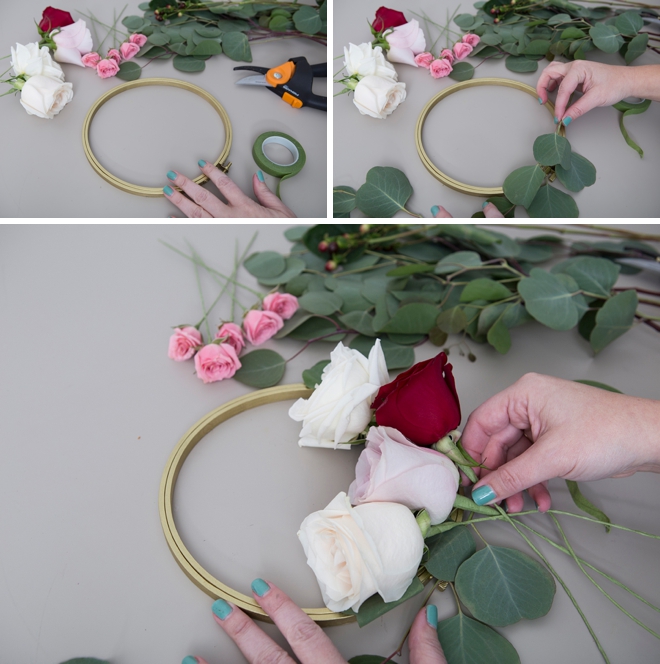 Learn how to create these amazing floral decor hoops!