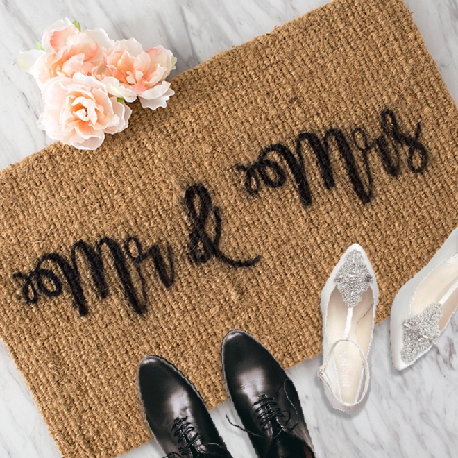 These doormats are DIY and super easy, here's how!