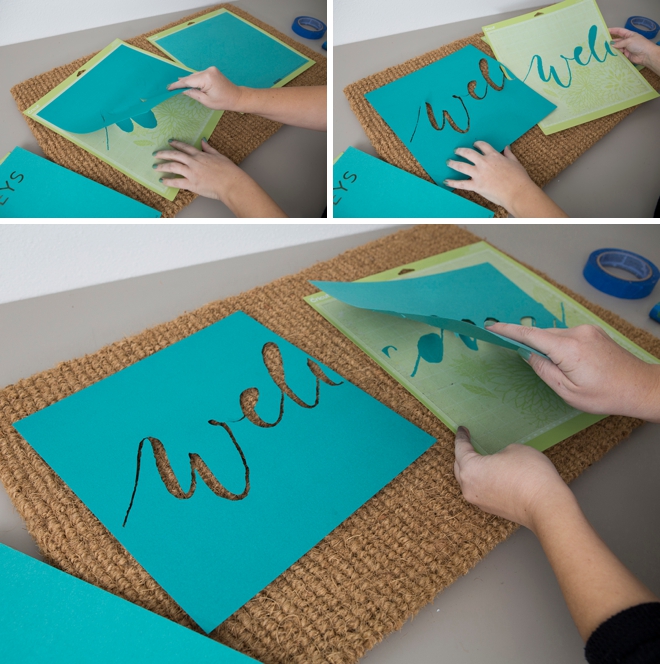 Learn how to personalize your own doormat!