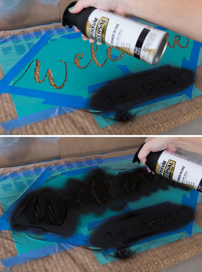 These doormats are DIY and super easy, here's how!