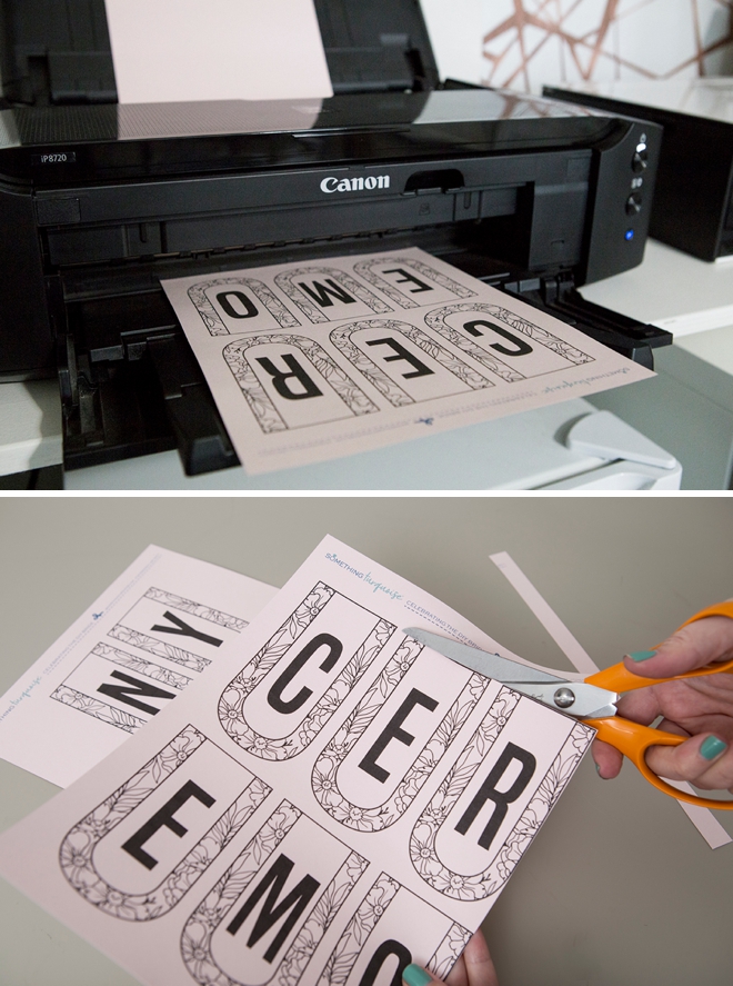 Free printable wedding directional signs, with your choice of arrow direction!