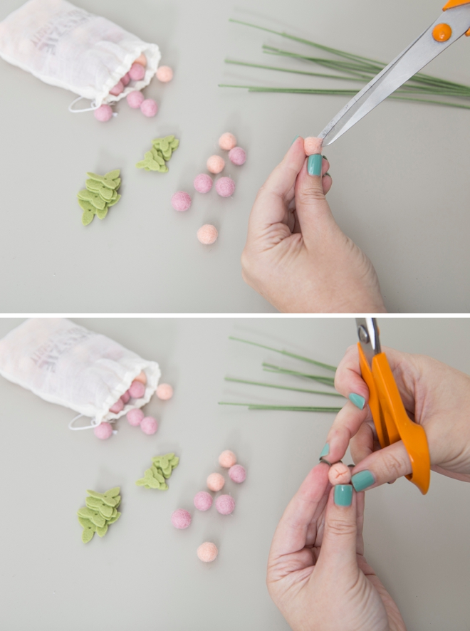 How to make adorable Hypericum Berries out of felt!