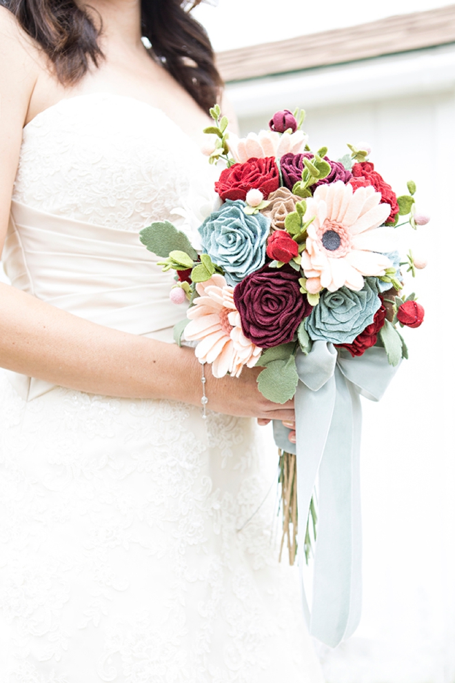 Gorgeous Bouquet of Felt Roses - Lia Griffith