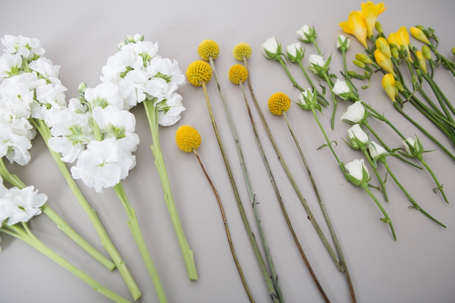 These DIY mini-bouquets are the absolute cutest!