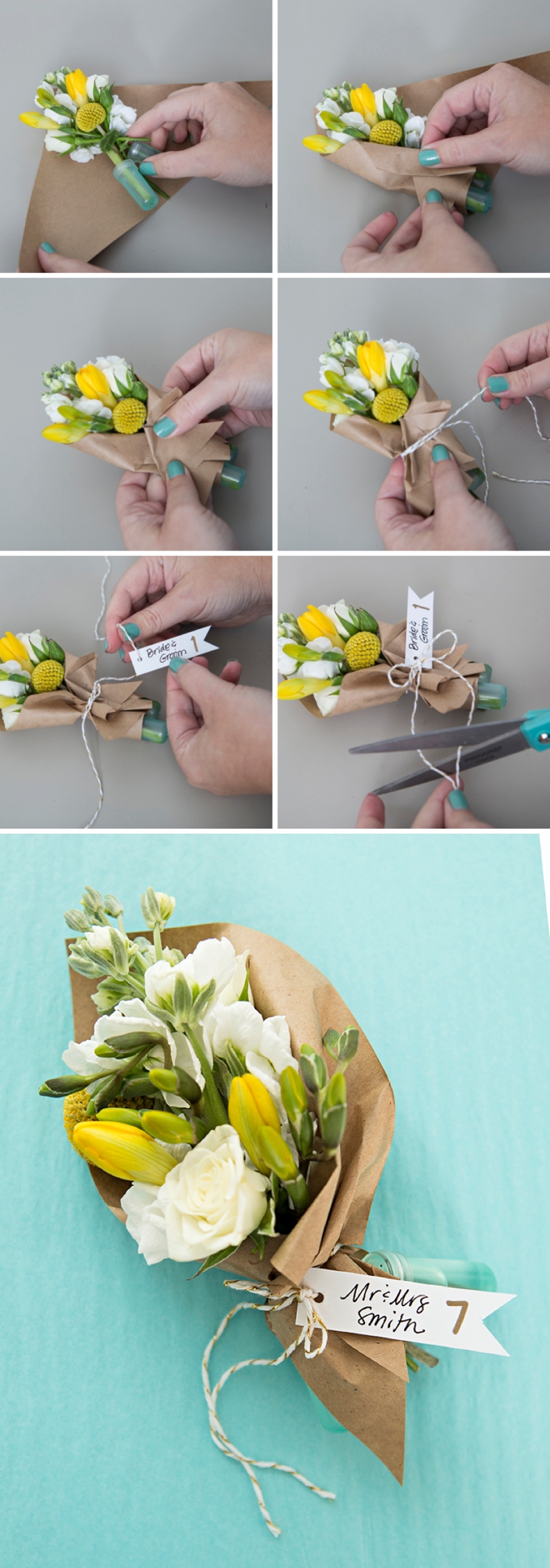 Wow These Diy Mini Floral Bouquets Are The Absolute Cutest 4317