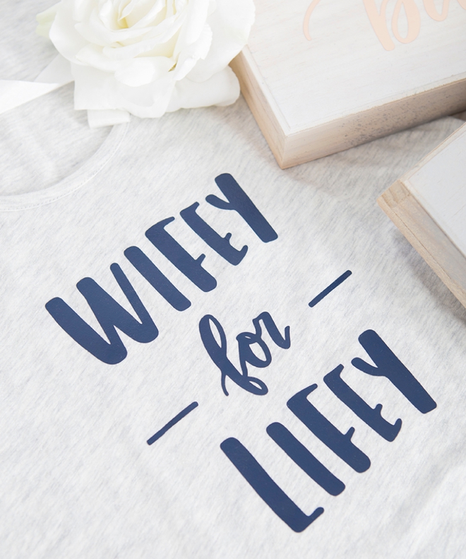 Wifey for Lifey tank top by Something Turquoise